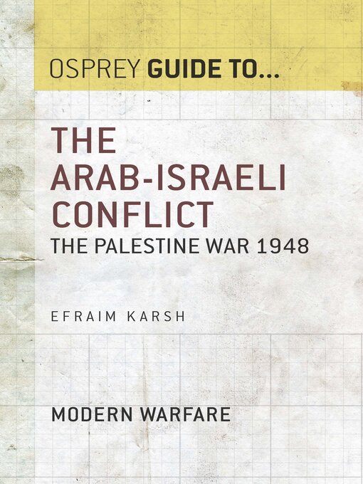 Cover image for The Arab-Israeli Conflict